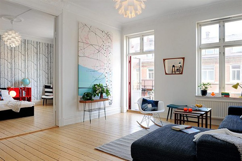 Căn hộ 64m2 đẹp mắt